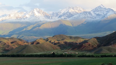 Exkursion in die Himmelsberge des Tian Shan in Kirgistan, Juli 2013